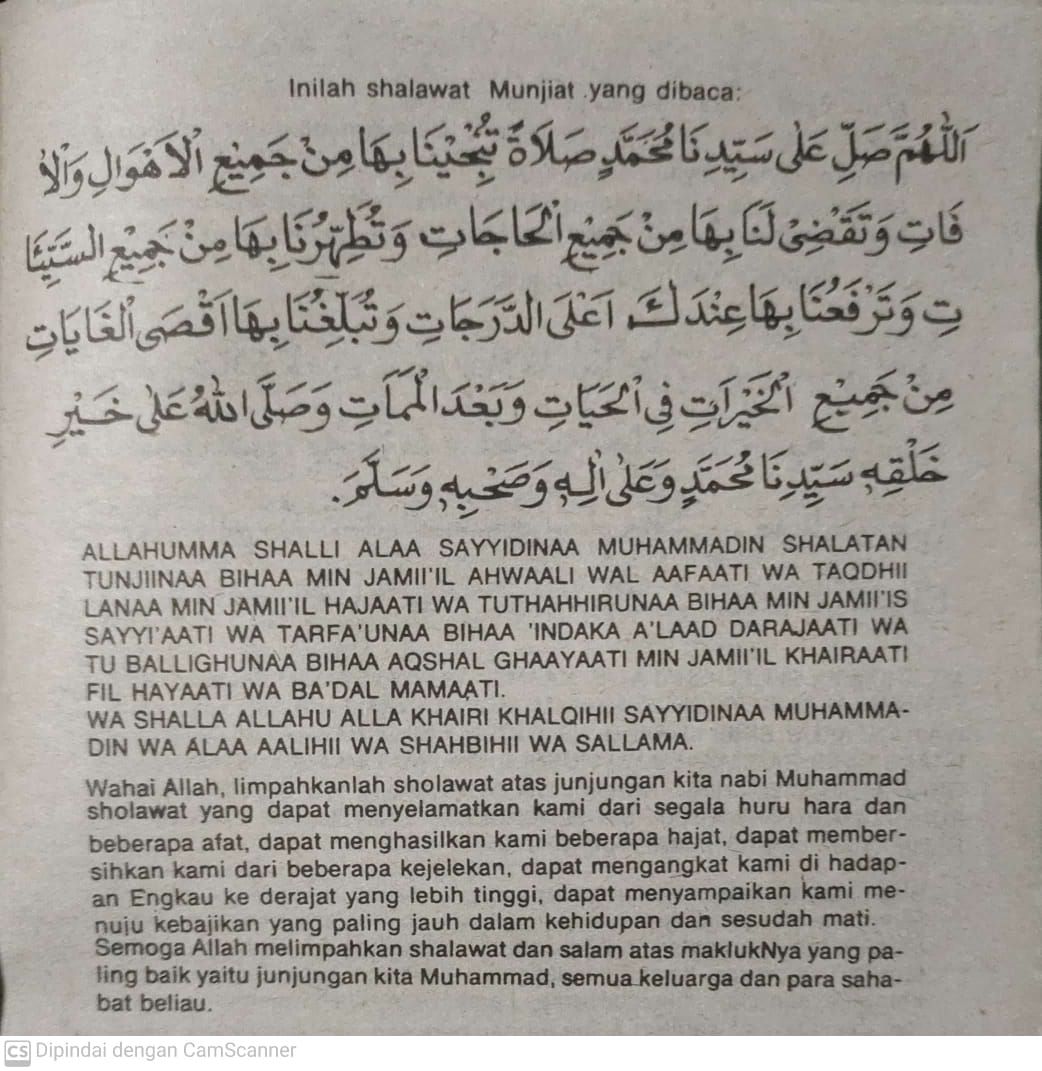 Ini Manfaat Membaca Shalawat Munjiyat Lengkap Dengan Teks Arab Latin