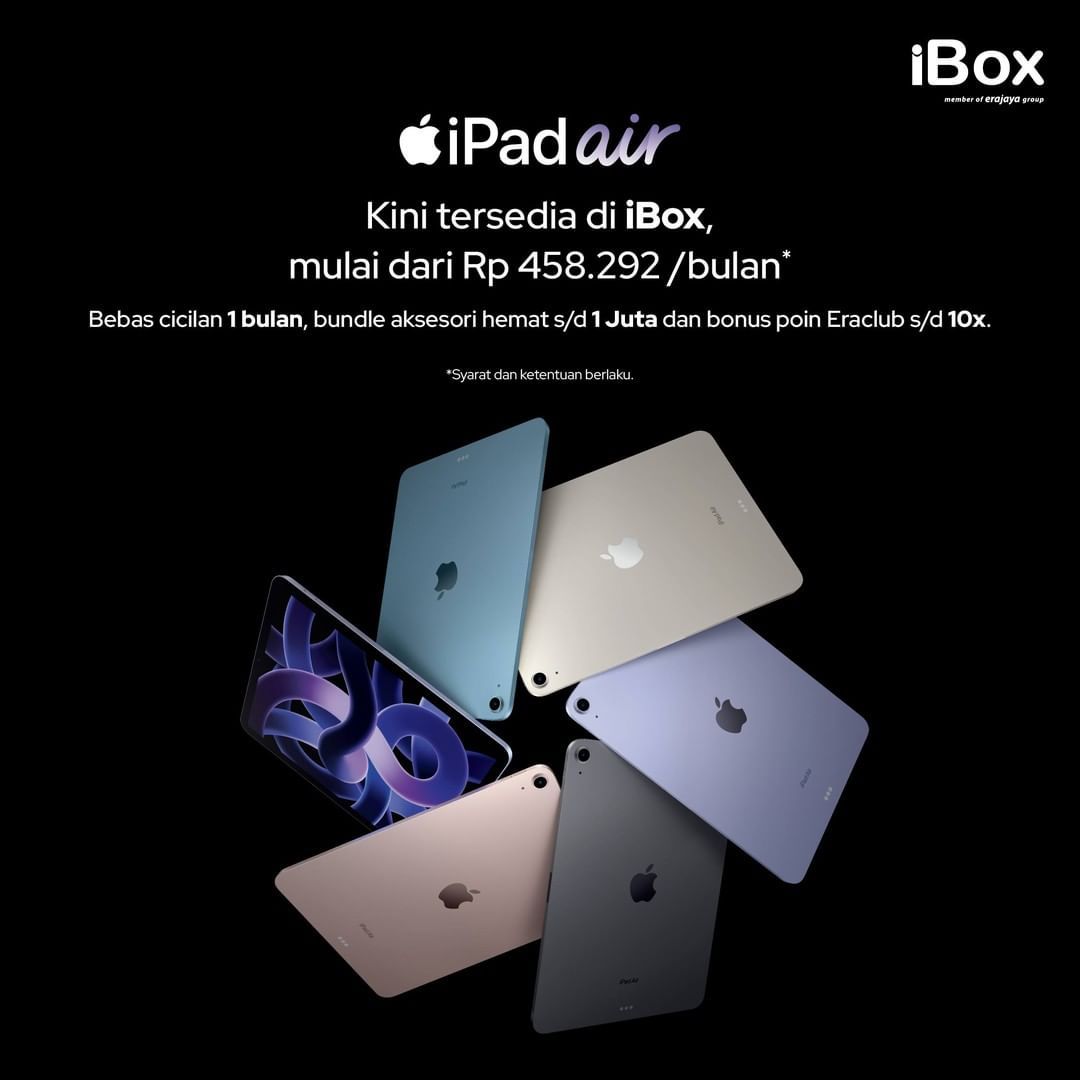 Spesifikasi dan Harga iPad Air 5 yang Resmi Rilis di Indonesia Hari Ini