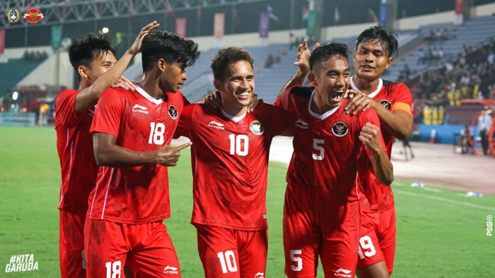 Indonesia U-23 berlaga di SEA Games 2021 Vietnam.