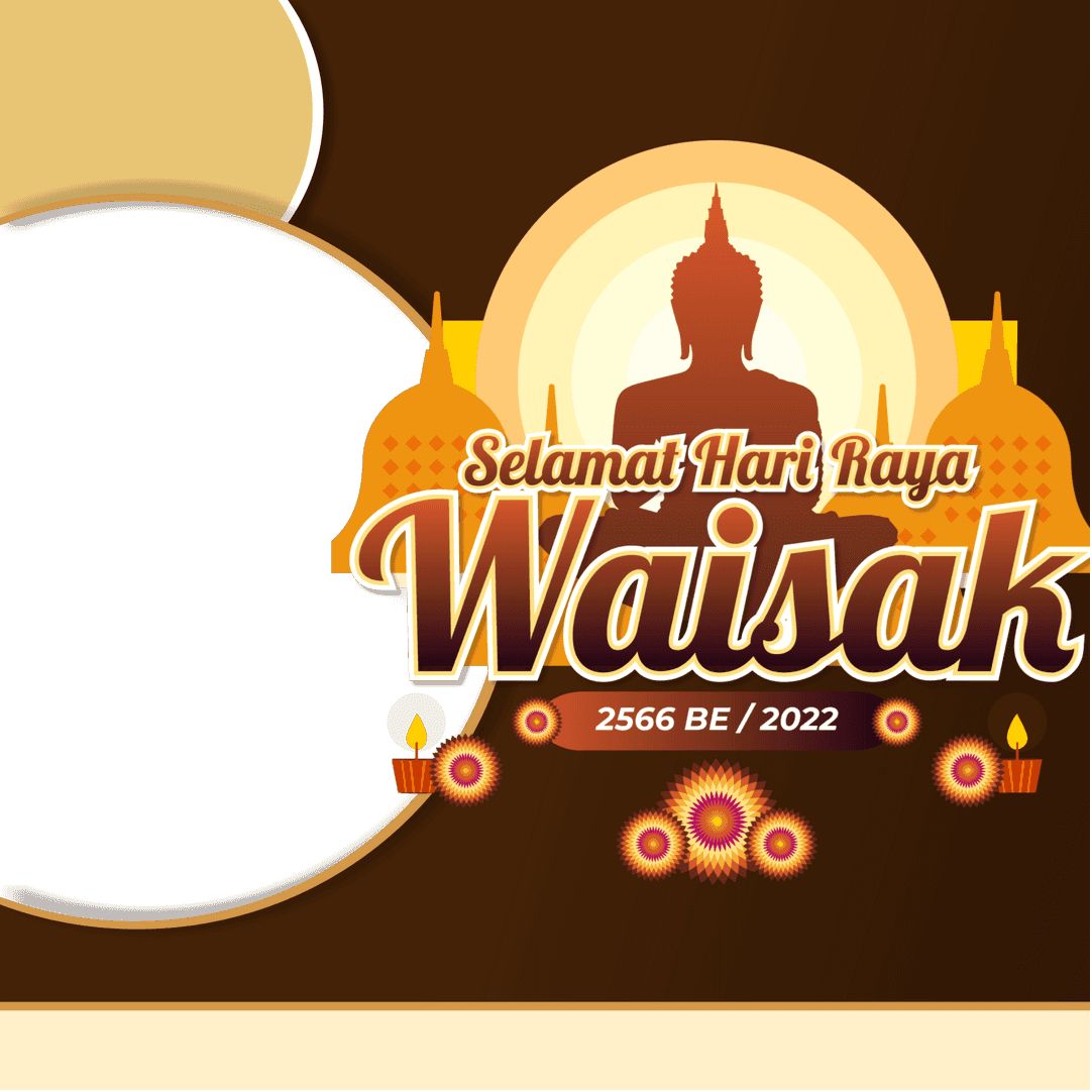 27 Kumpulan Link Twibbon Hari Raya Waisak 2022 Desain Bagus, Cocok ...