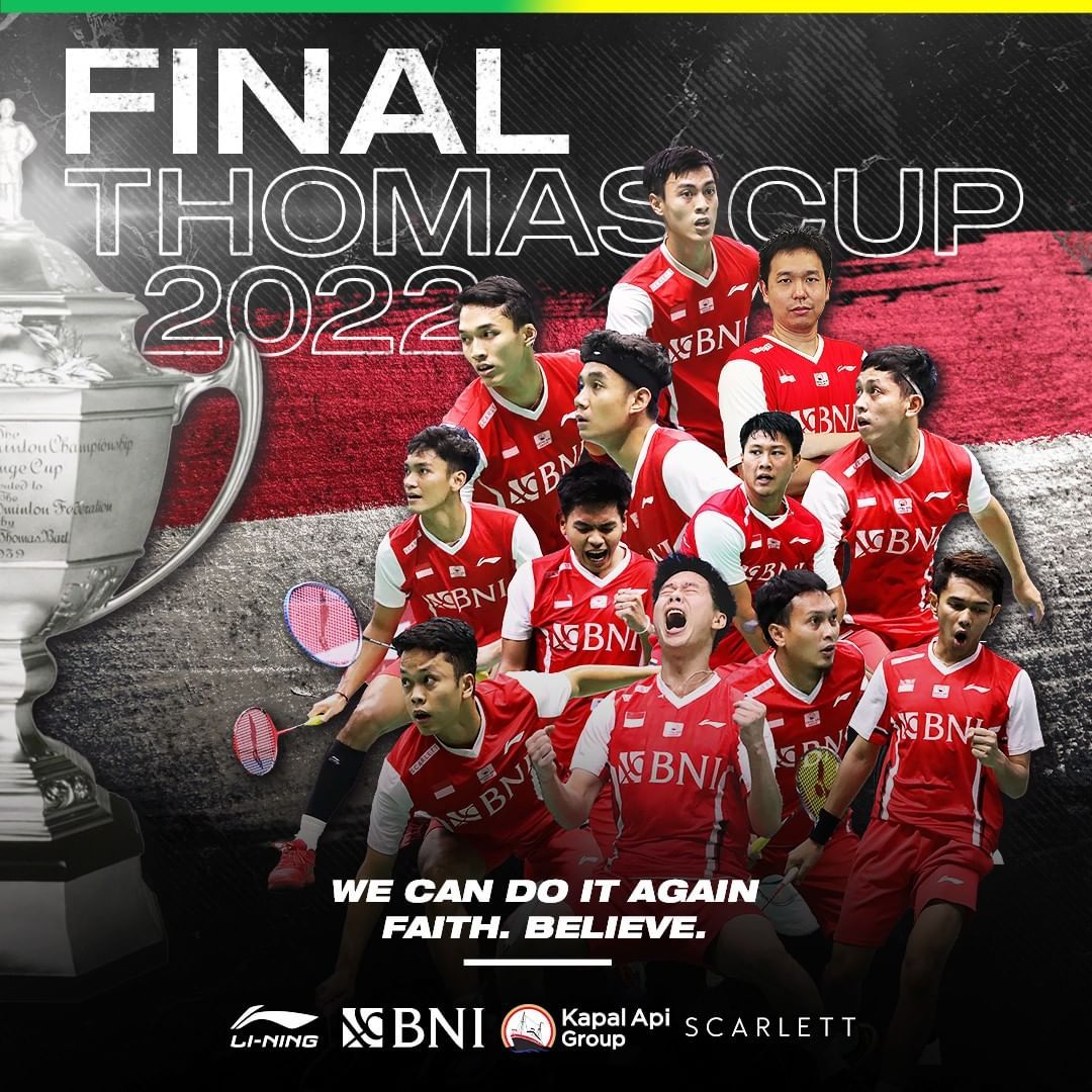 Thomas Cup 2022 Final Indonesia vs India Hari Ini, Saksikan Laga Penting Lewat Link Live Streaming Berikut