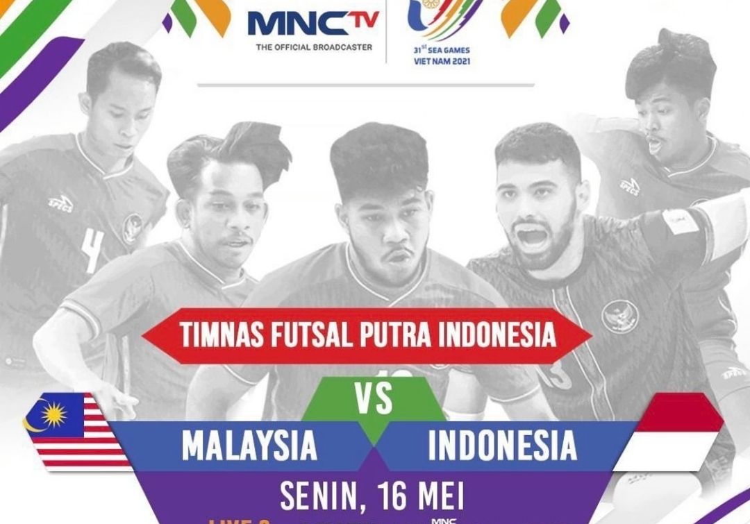 JADWAL STREAMING FUTSAL SEA Games Hari Ini Indonesia Vs Malaysia ...