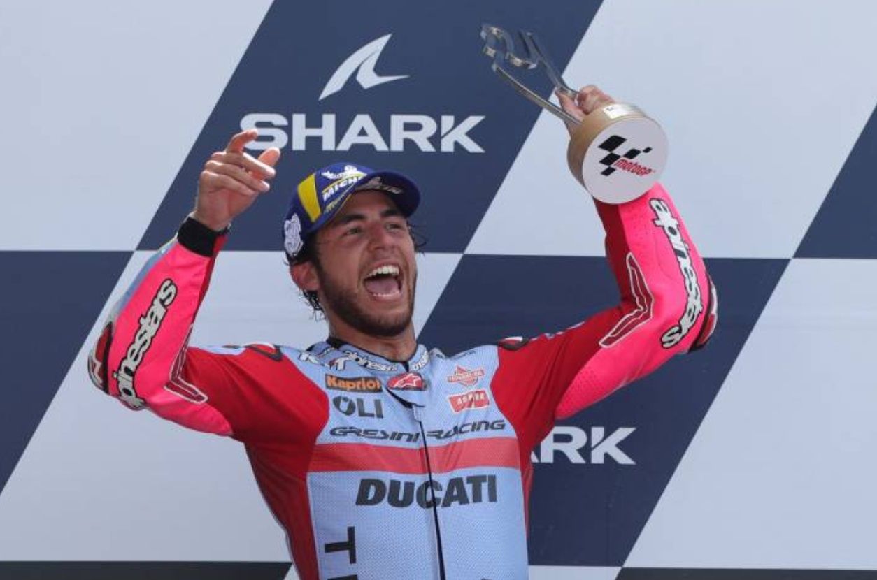 Enea Bastianini menyindir Francesco Bagnaia usai sabet gelar juara MotoGP Prancis 2022.