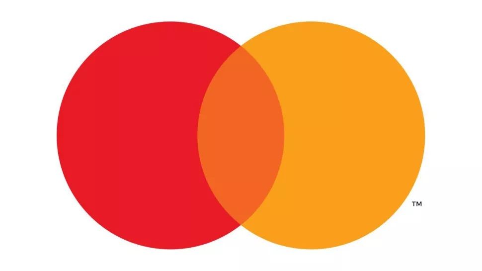 Pentagram menghapus nama perusahaan dari logo Mastercard pada tahun 2016, hanya menyisakan dua lingkaran yang tumpang tindih