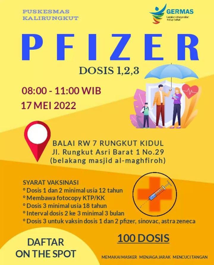 100 Dosis! Jadwal Vaksin Pfizer Di Surabaya Dosis 1, 2 Dan Booster ...