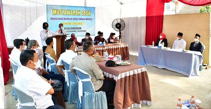 Proses Pilkades PAW di Desa Binangun berjalan lancar. Pilkades dimenangi oleh Bubun Sahban Farid Maruf, Rabu 18 Mei 2022.*