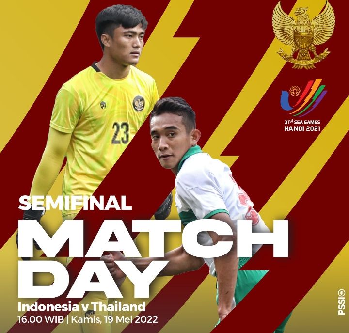 Jadwal Tayang Indonesia U23 Vs Thailand U23 Sea Games 2021 Dimajukan Intip Jam Tayang Terbaru