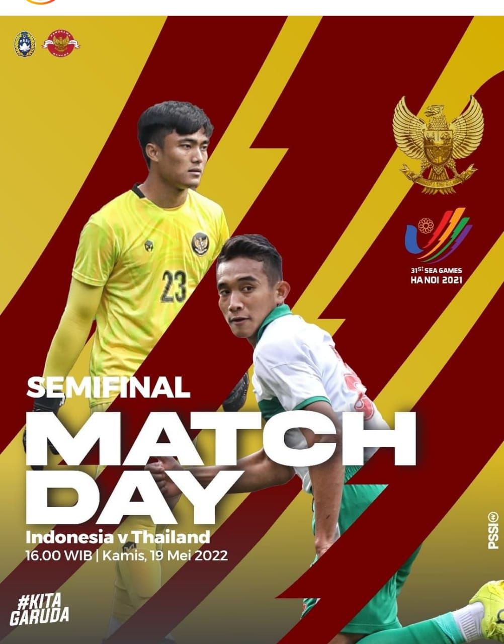 JADWAL BARU, Indonesia vs Thailand di Semifinal Sea Games Vietnam, Dapatkan Link Nonton Gratisnya