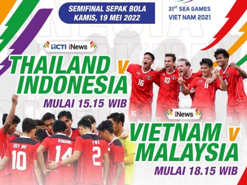 Jadwal Sepakbola Sea Games 2021 Hari Ini Kamis 19 Mei 2022 Live Rcti