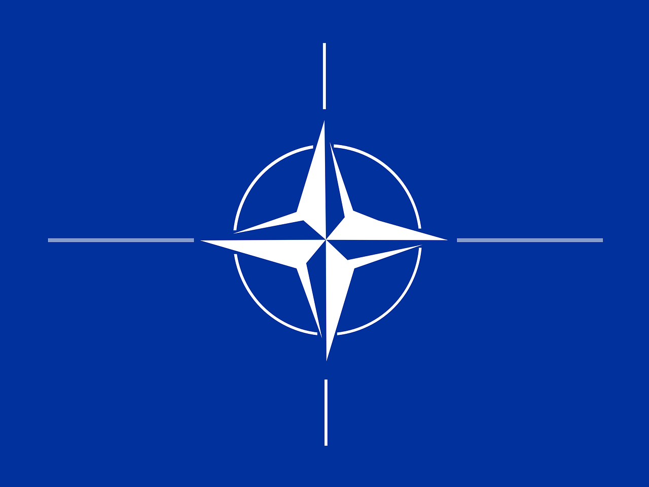 Logo NATO.