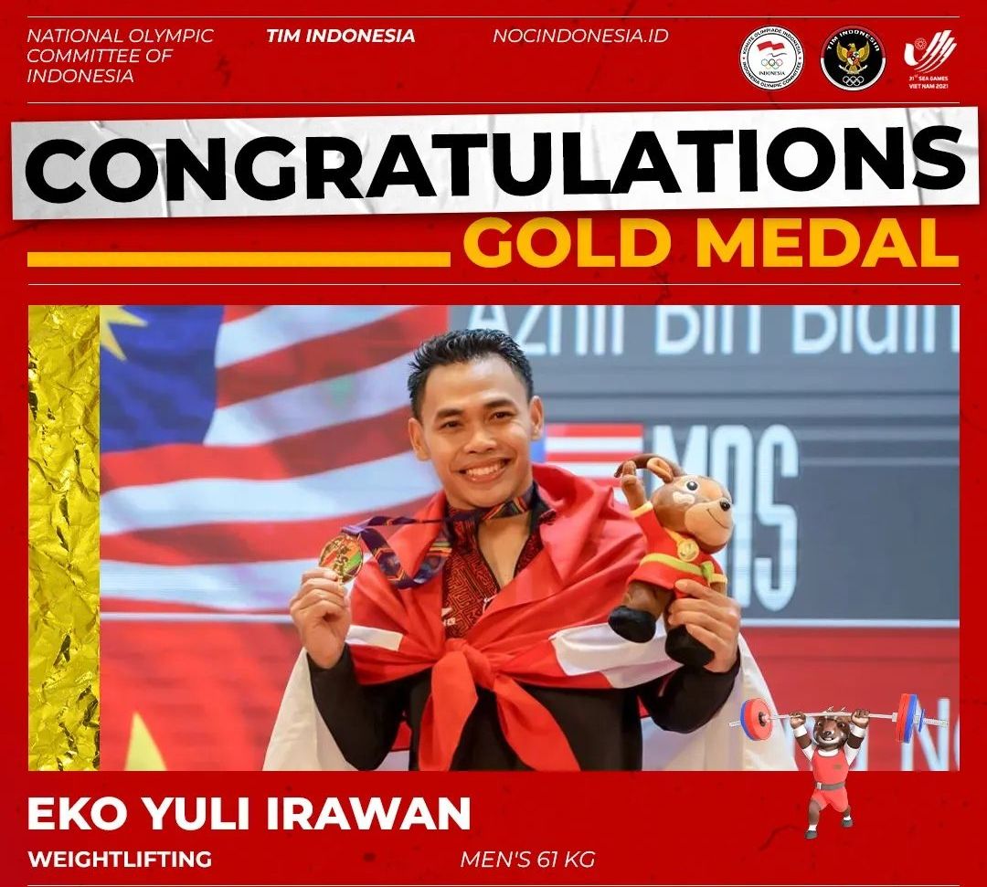 Profil Dan Biodata Eko Yuli Irawan Atlit Angkat Besi Peraih Medali Emas ...