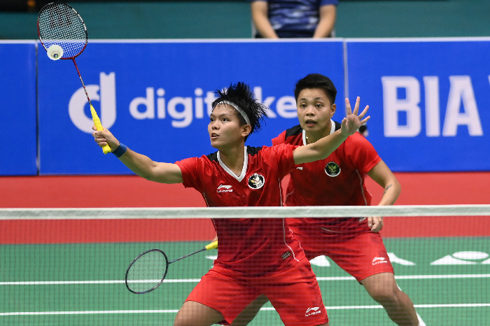 Apriyani Rahayu dan Siti Fadia Silva akan bermain di final badminton SEA Games 2022 hari ini, tonton melalui link live streaming di sini.