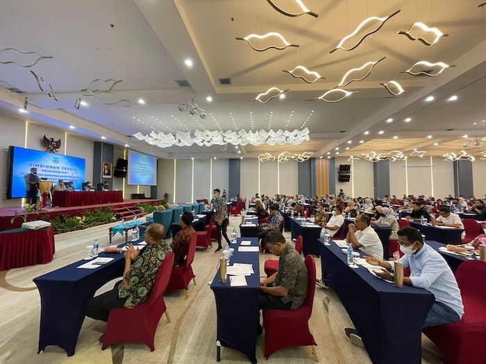 Acara Bimbingan Teknis (Bimtek) Pengelolaan Keuangan Daerah berbasis SIPD bersama Pemerintah Provinsi Maluku Utara (Malut) dalam rangka menyamakan persepsi pemerintah daerah (Pemda) di Planet Holiday Hotel & Resort Kota Batam, dari tanggal 15 hingga 16 Mei 2022.