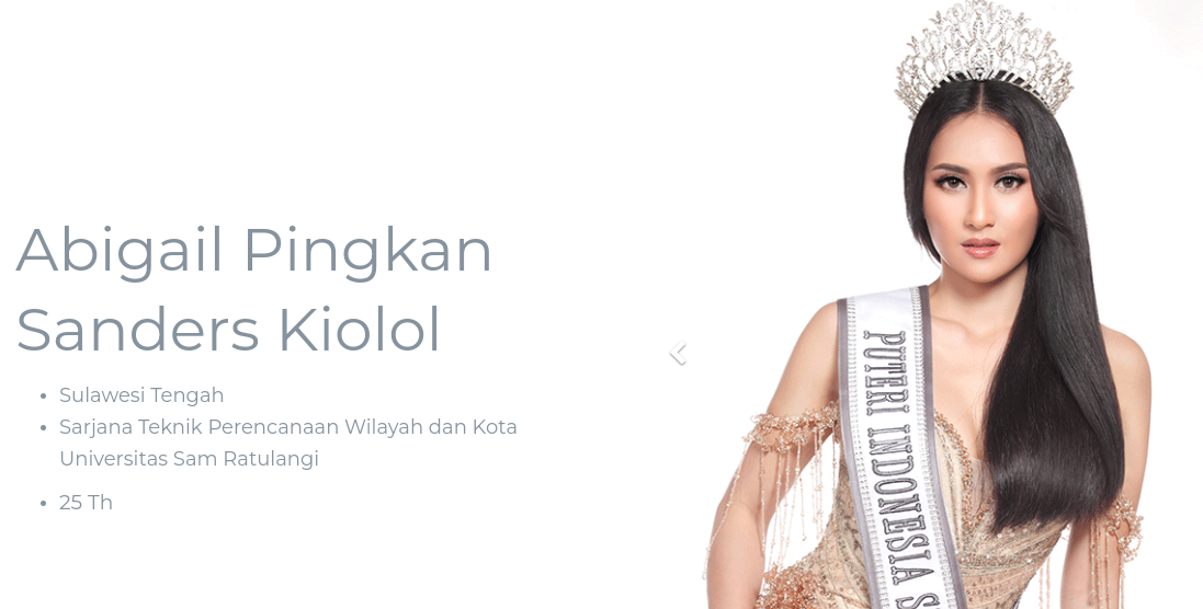 Abigail Pingkan, Puteri Indonesia Sulteng 2022