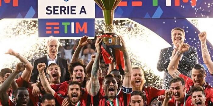 AC Milan juara Liga Italia 2021-2022./foto:antaranews.com