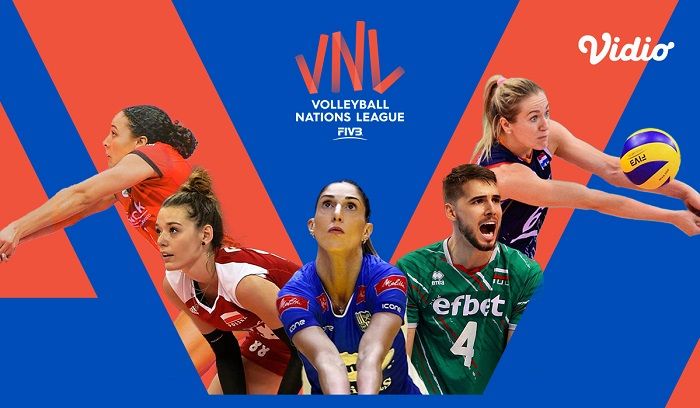 Link Streaming Volleyball Nations League (VNL) di Vidio.