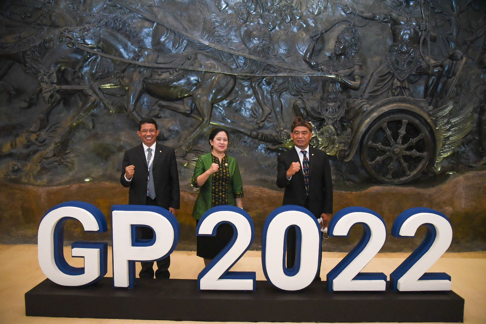 Ketua DPR RI Puan Maharani berbicara dalam The 7th Global Platform for Disaster Risk Reduction (GPDRR) 2022 di Bali/DPR RI