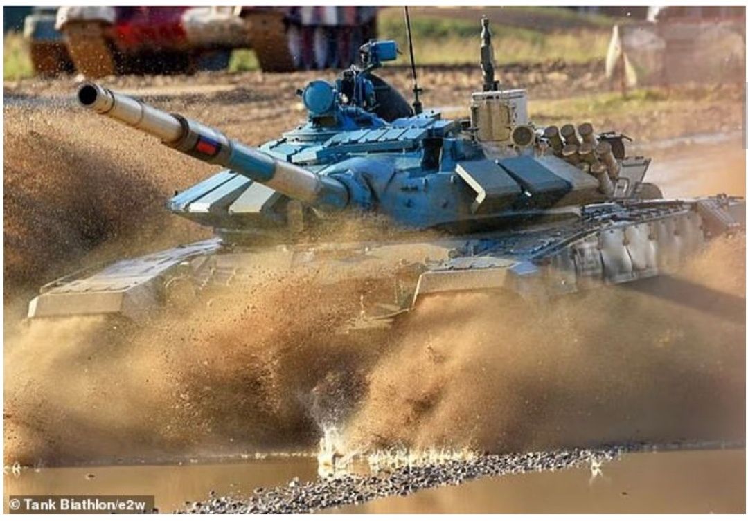 021 World Tank Biathlon di Alabino, yang diadakan di wilayah Moskow. Basanov bertanding melawan dan mengalahkan tim dari 198 negara lain termasuk China./ 