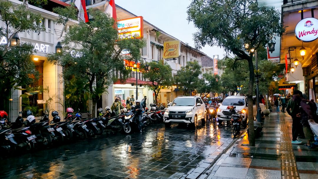 Kawasan Jalan Braga Kota Bandung.