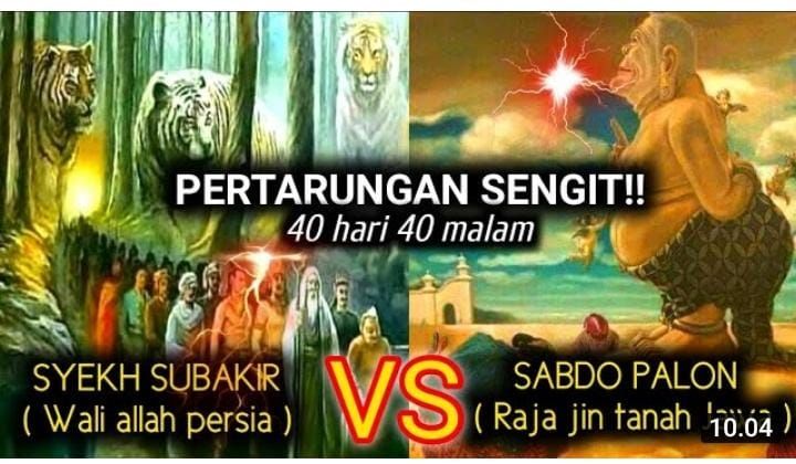 Ilustrasi. Pertarungan Dahsyat Syekh Subakir dengan Sabdo Palon Noyo Genggong, Dakwah Walisongo dan Sunan Gunung Jati