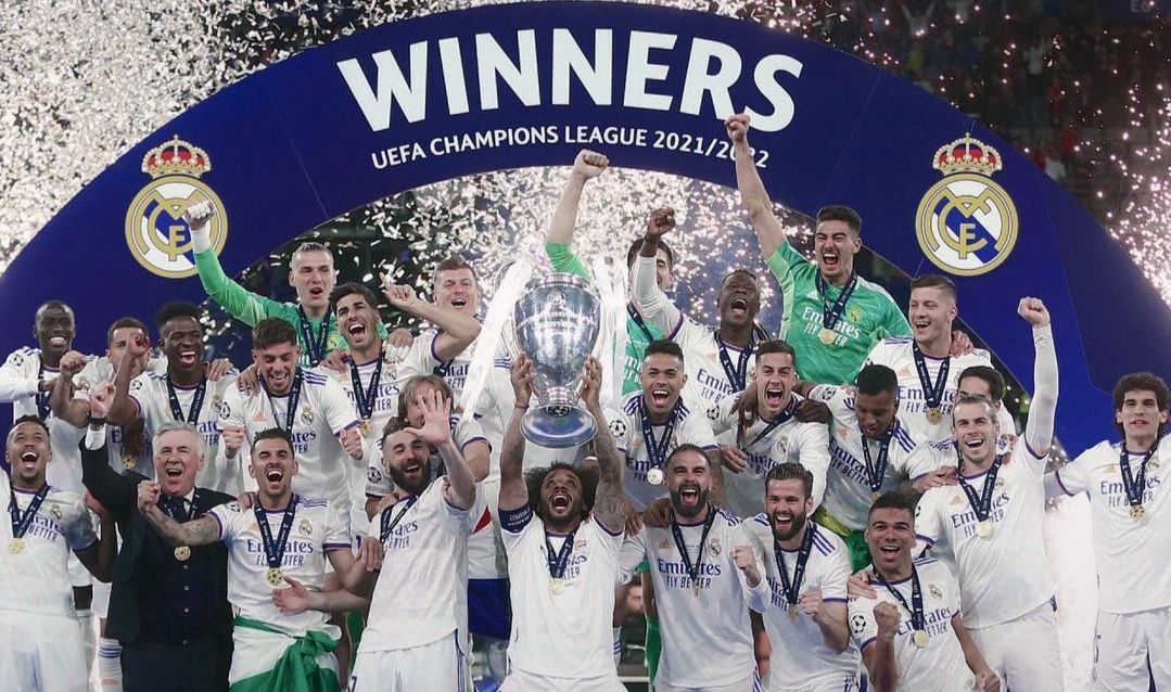 Real Madrid juara Liga Champions. 