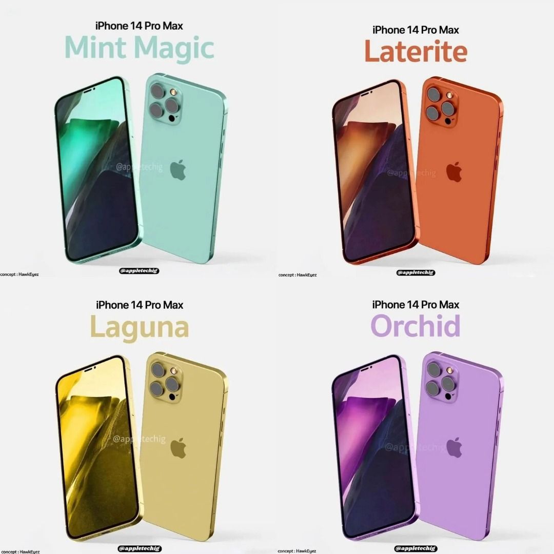 Variasi warna iPhone 14 Pro Max