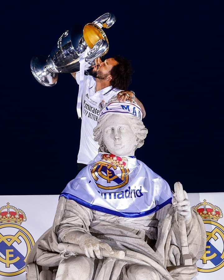 Pemain senior Real Madrid Marcelo yang juga akan pamit