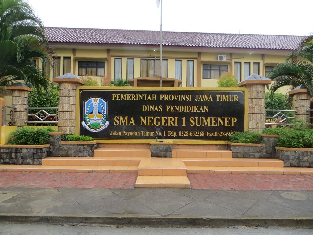 Profil SMA Negeri 1 Sumenep yang terdapat di jalan Pabian yang masuk 150 SMAN terbaik se Jawa Timur versi LTMPT nilai  indeks UTBK 518,889. /Kemdikbud