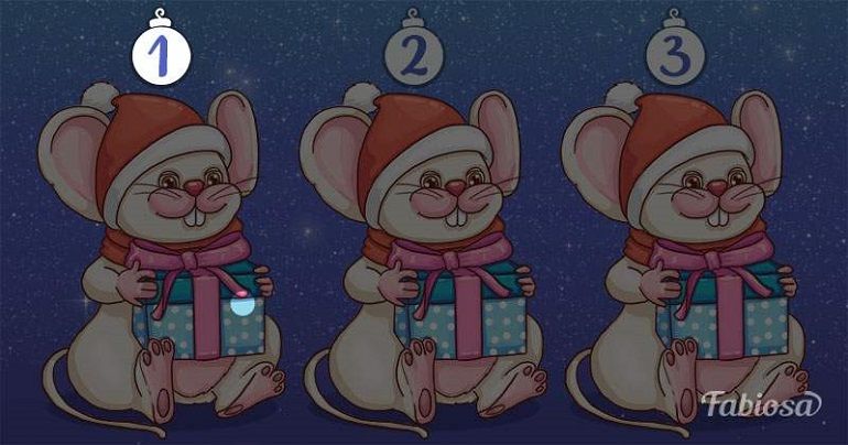 Kunci jawaban tes psikotes temukan perbedaan gambar tiga tikus.