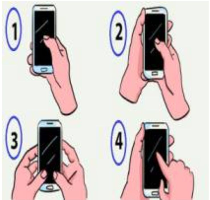 Informasi tentang Tes Kepribadian: Cara Memegang Ponsel Menunjukkan Karakter Anda, Perhatikan Gambar Berikut.