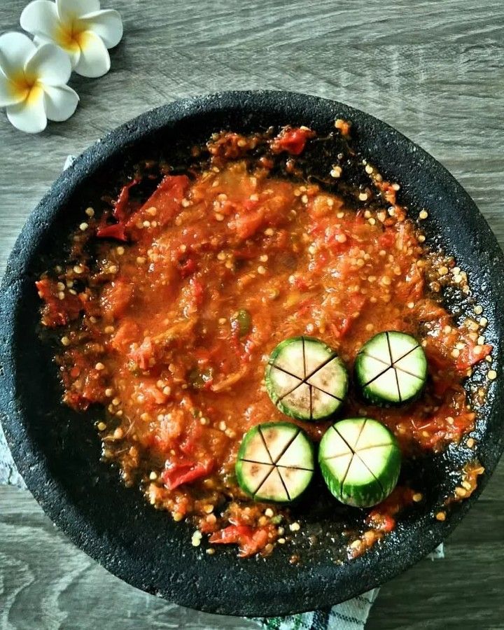 Resep sambal acan khas Banjar Kalimantan Selatan