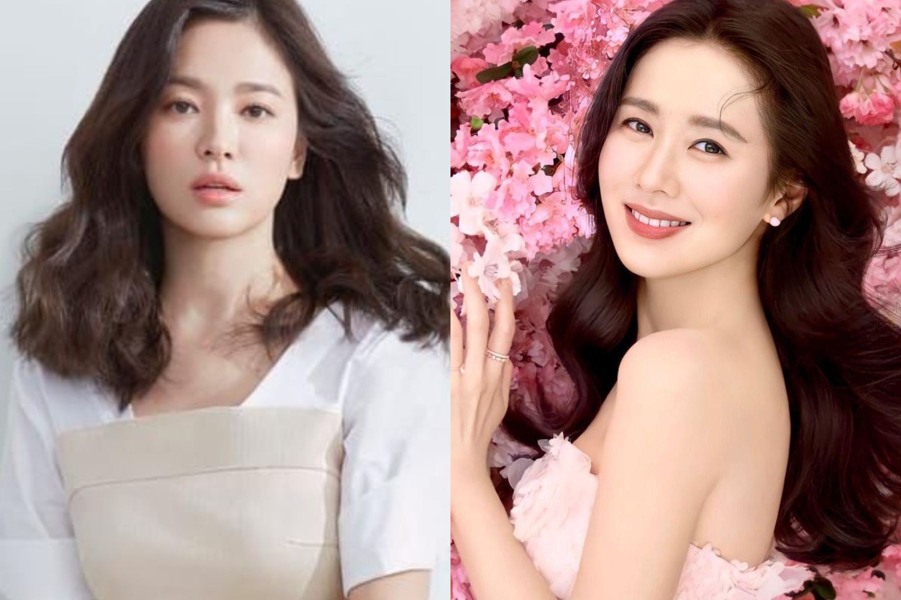 Adu Gaya Song Hye Kyo dan Son Ye Jin Foto di Antara Bunga-bunga, Siapa Lebi...