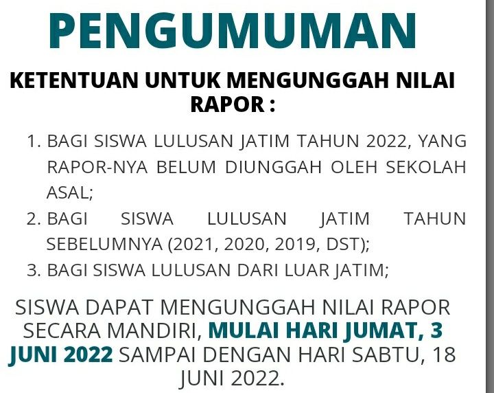 INILAH Jadwal Dan Cara Ambil Pin PPDB Jatim 2022 Tingkat SMA Dan SMK ...