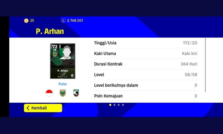 Keren, Pertama Arhan Jadi Pemain Timnas Pertama Indonesia yang Ada di eFootball 2022, Begini Kata Netizen.