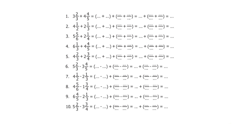 Kunci Jawaban Matematika Kelas 5 SD MI Halaman 11: Memisahkan Bilangan Bulat dan Pecahan