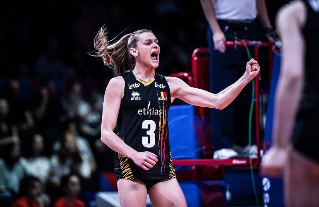 Profil Britt Herbots Atlet Voli Putri Belgia Nomor Punggung 3, Berjuang di Volleyball Nations League 2022
