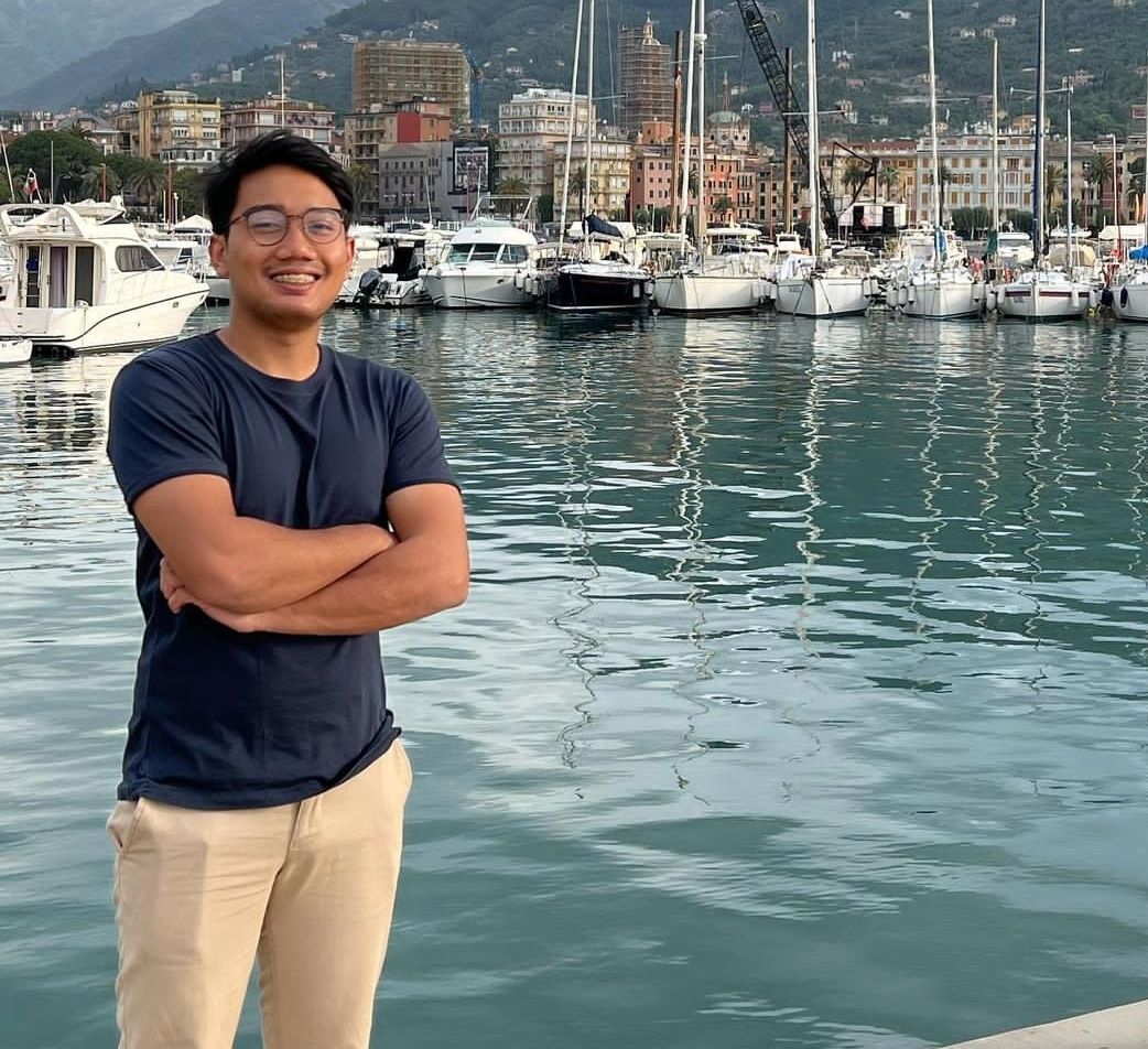 Emmeril Kahn Mumtadz atau Eril putra Ridwan Kamil saat berada di Swiss