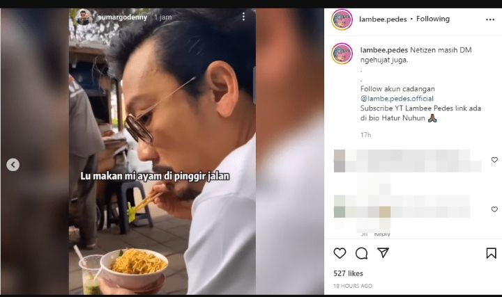 Olivia Allan Ledek Denny Sumargo Tidak Punya Duit, Ajak Makan Mie Ayam di Pinggir Jalan, Podcast Ditutup?