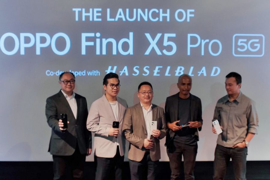Peluncuran Oppo Find X5 Pro 5G di Indonesia baru-baru ini.