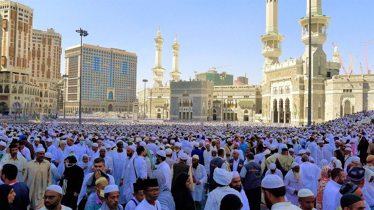 ilustrasi jamaah umroh