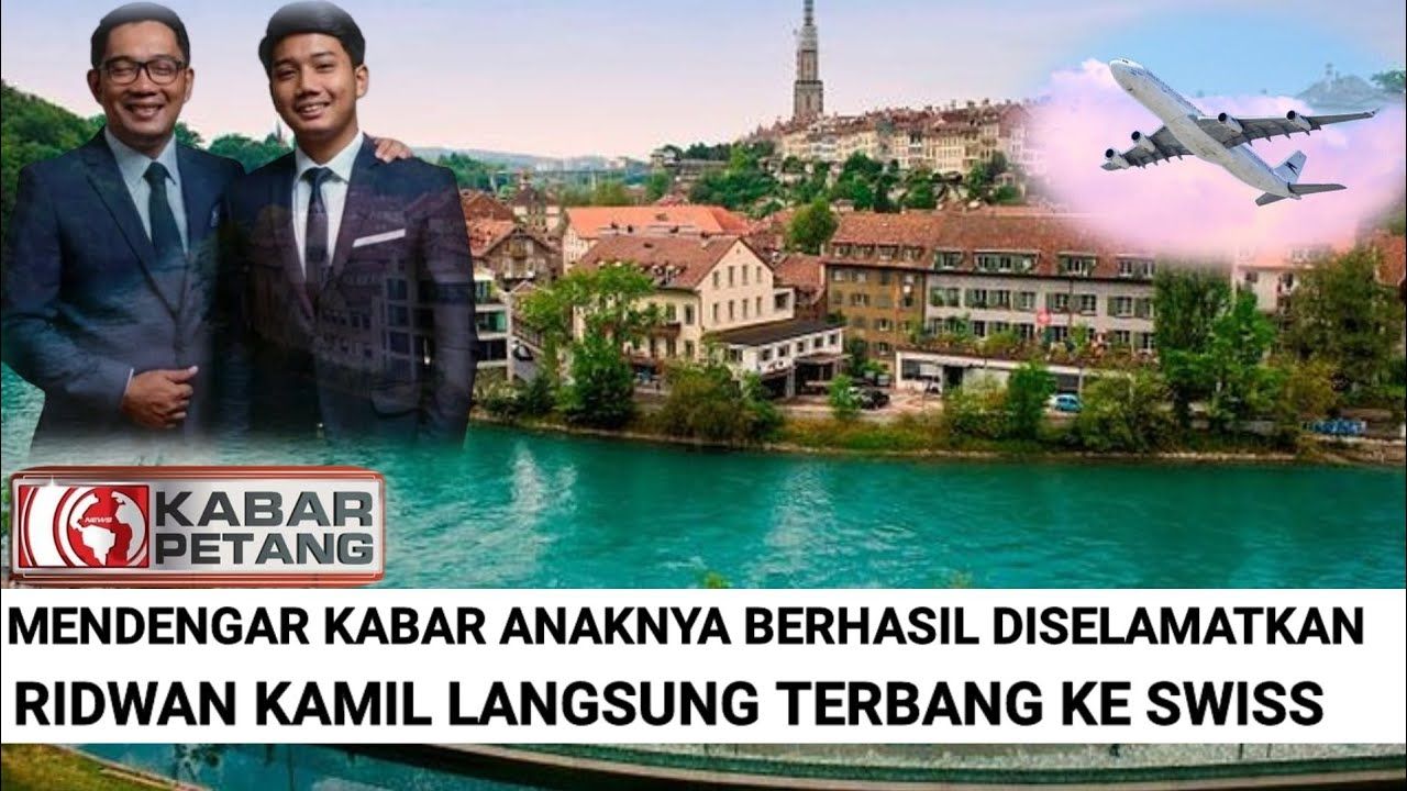 Tumbnail Video YouTube yang menyebutkan Eril Ditemukan Selamat, Ridwan Kamil Langsung Terbang ke Swiss