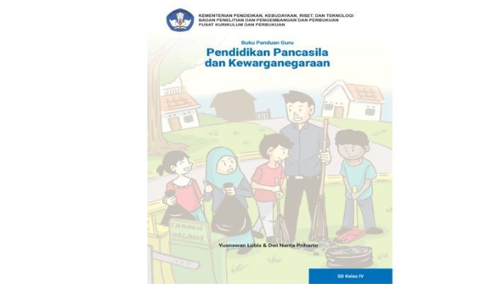 Download Buku PDF PPKn Kelas 4 SD MI Kurikulum Merdeka Belajar Tahun