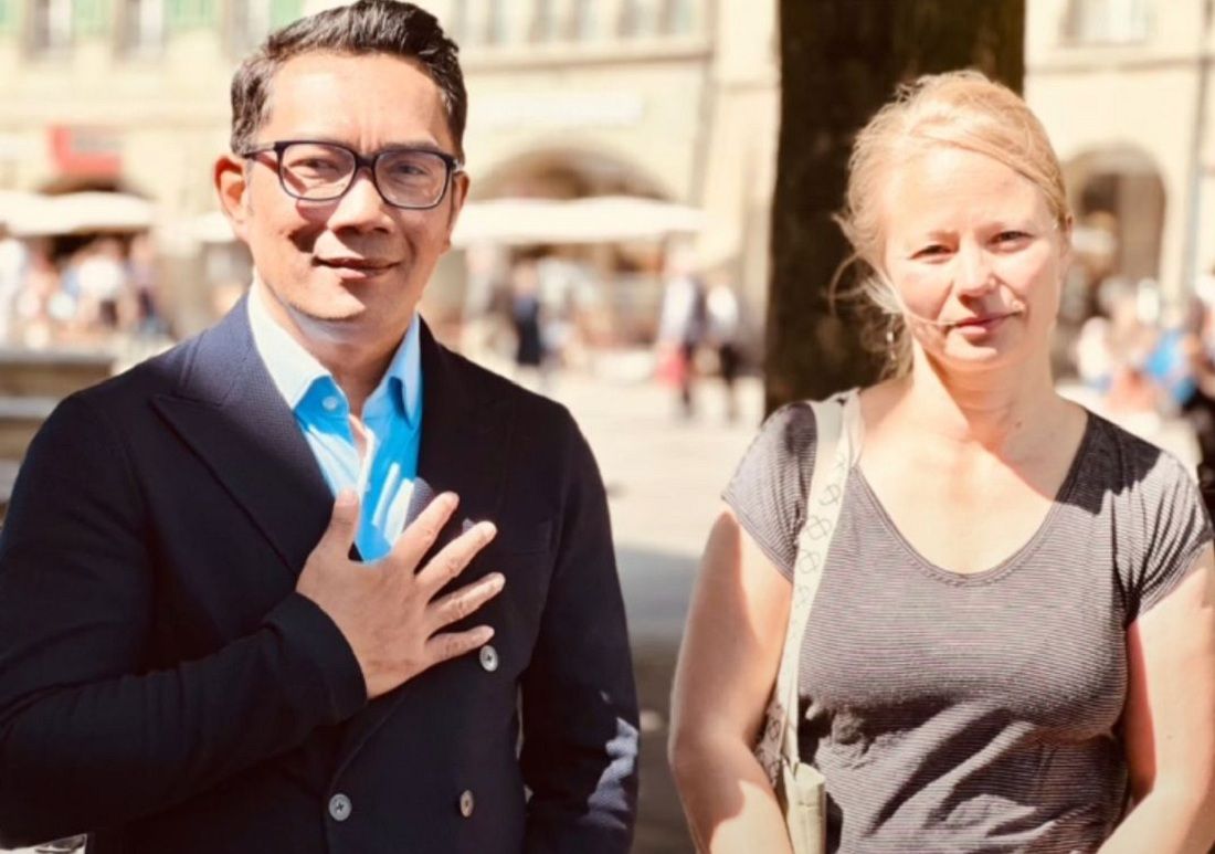 Geraldine Beldi, guru SD di Swiss penemu jasad Eril di Bendungan Engehalde, sungai Aare.