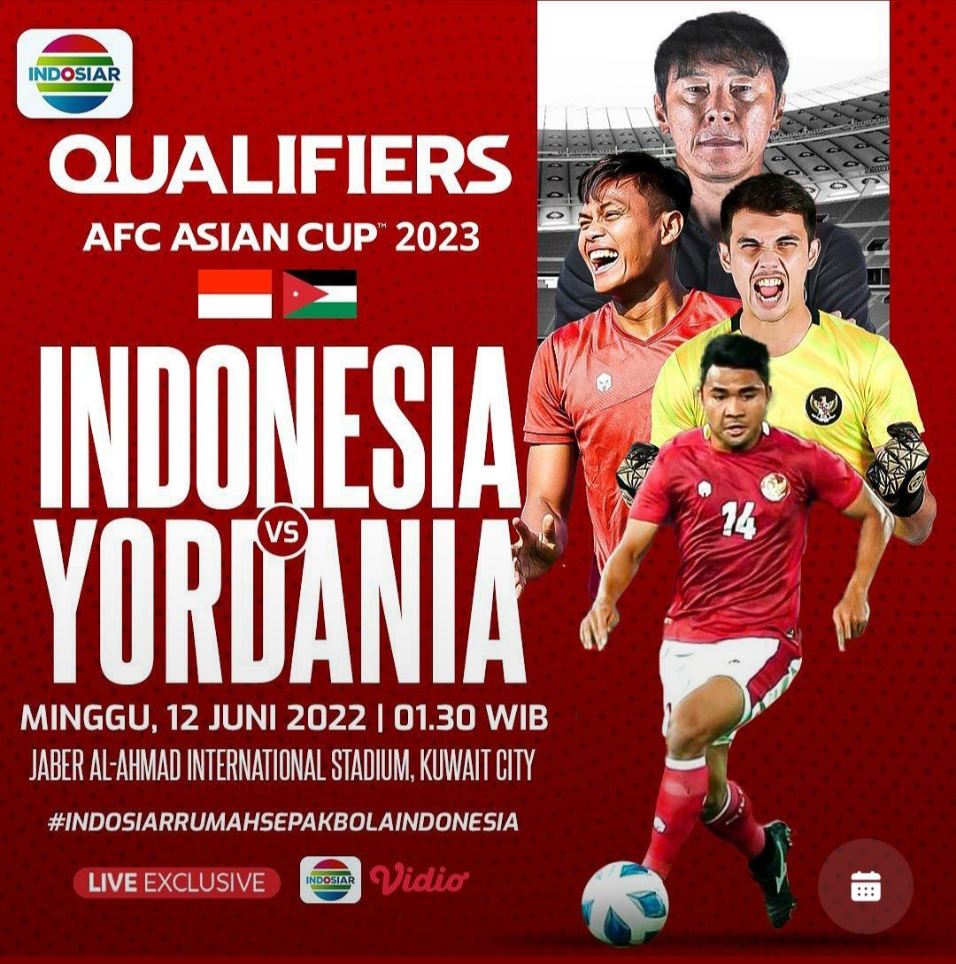 Hasil Akhir Timnas Indonesia Vs Yordania Kualifikasi Piala Asia 2023 ...