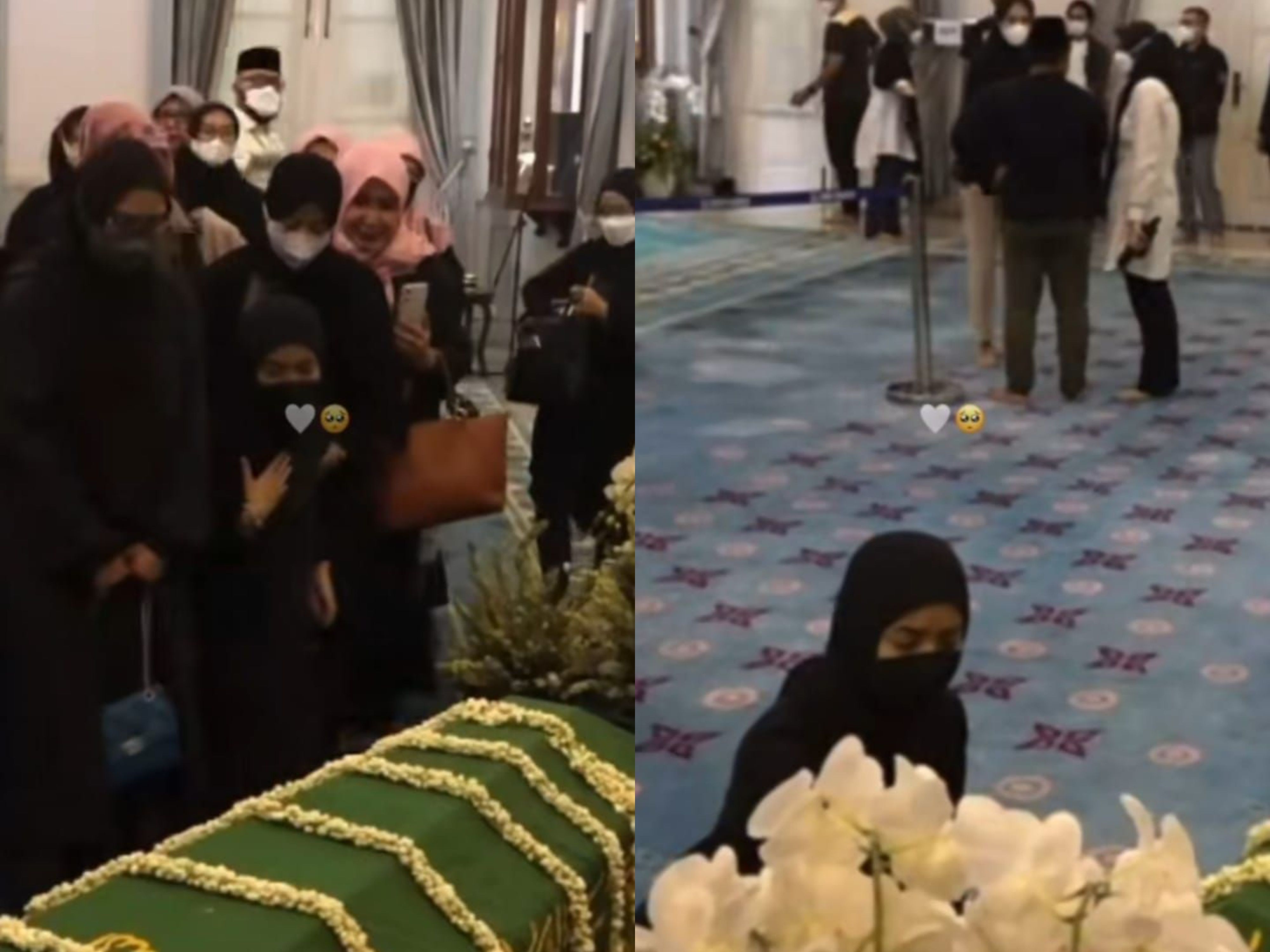 Viral sebuah video yang diduga Nabila Ishma, kekasih Eril, sedang bersimpuh dan berbicara di depan peti jenazah.