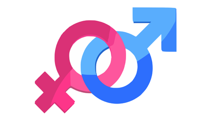 Simbol gender klasik pria dan wanita