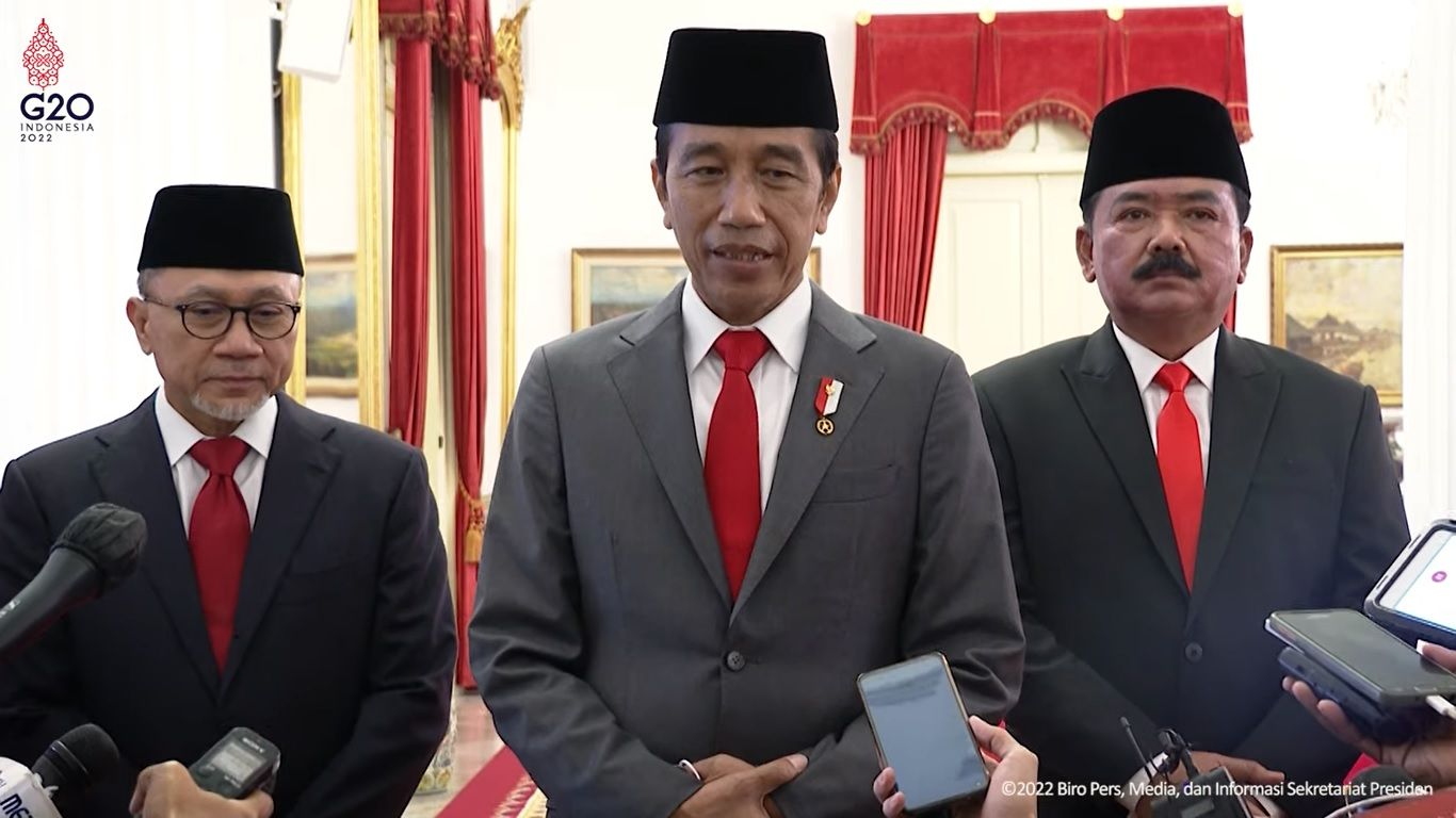 Resmi, Jokowi Reshuffle Kabinet 2022 Hari Ini: Berikut Daftar 2 Menteri