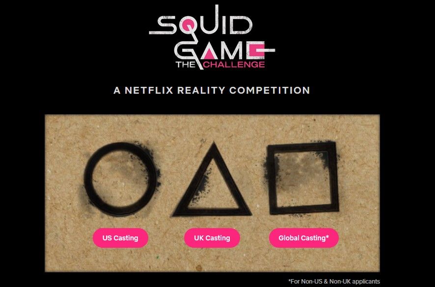 Tangkapan layar - Netflix bawa Squid Game menjadi sebuah game show dengan total peserta dari seluruh dunia sebanyak 456 orang, audisi dilakukan melalui squidgamecasting.com.