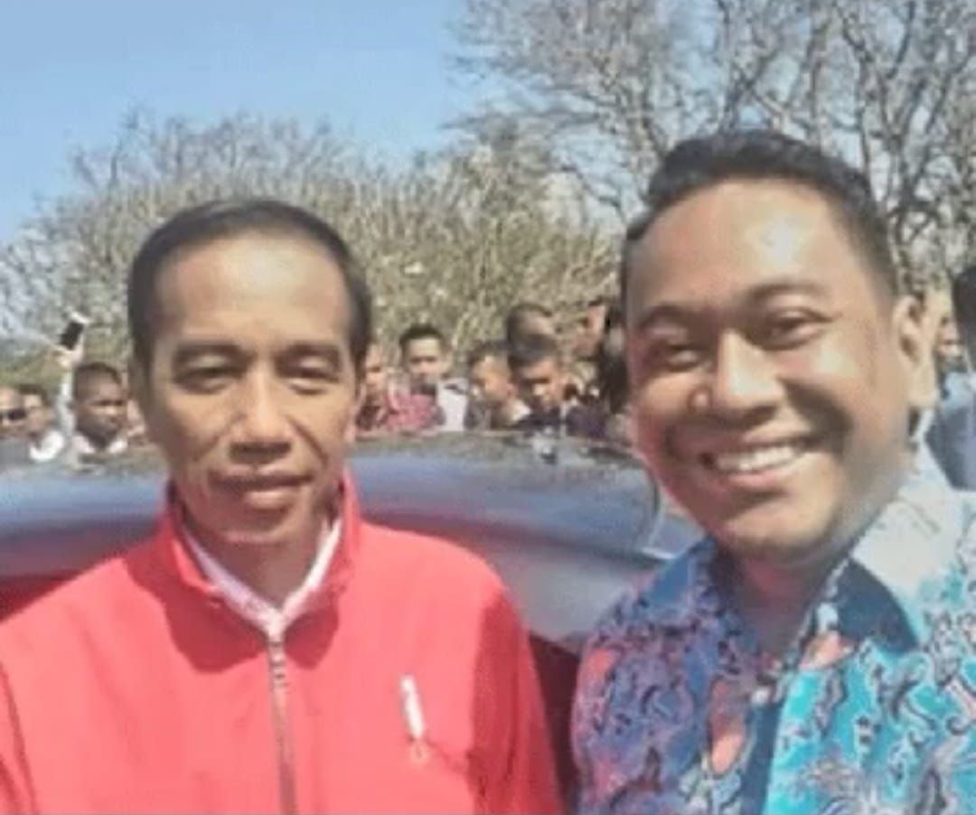 Jokowi dan relawan Benny Hutapea