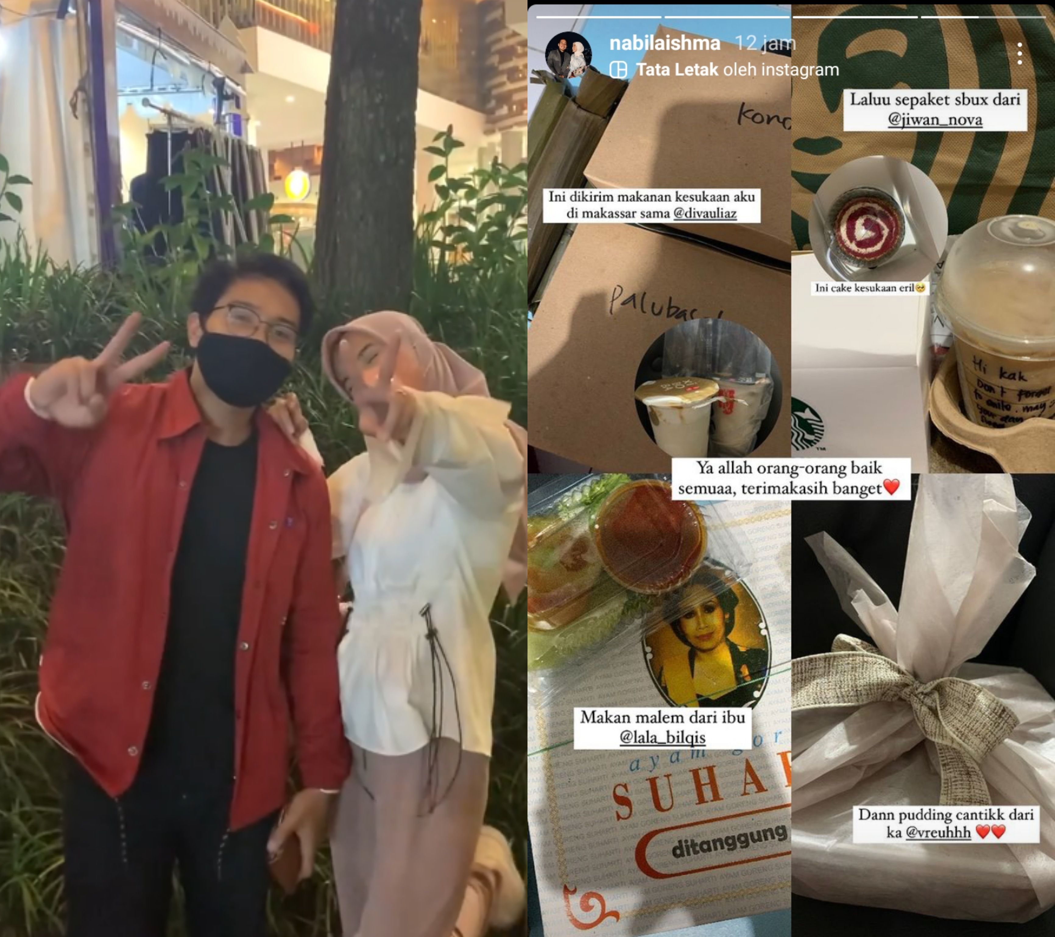 Nabila Ishma Nurhabibah Banjir Paket Makanan Pasca Emmeril Kahn Mumtadz Wafat, Kekasih Eril : Terima Kasih Banget